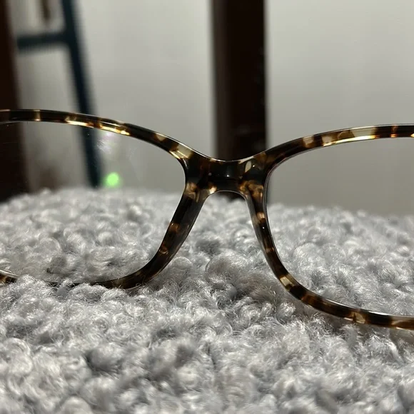 Chelsea Morgan Women’s Eyeglass Frames for Eyeglasses Preowned Studded Tortoise - Picture 8 of 10